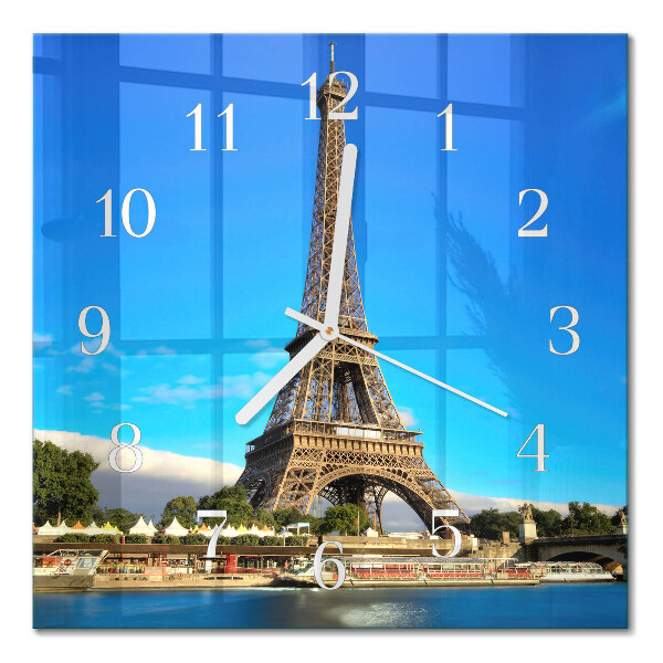 Glas ur Eiffeltårnet i Paris