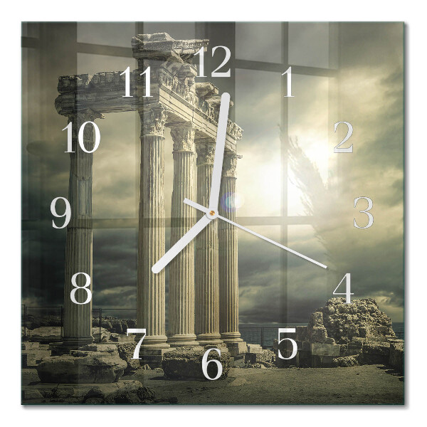 Firkantet vægur Akropolis