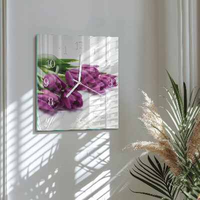 Glas ur Tulipaner