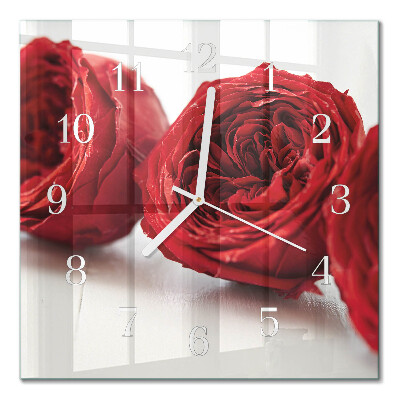 Glas ur Blomster