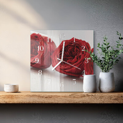 Glas ur Blomster