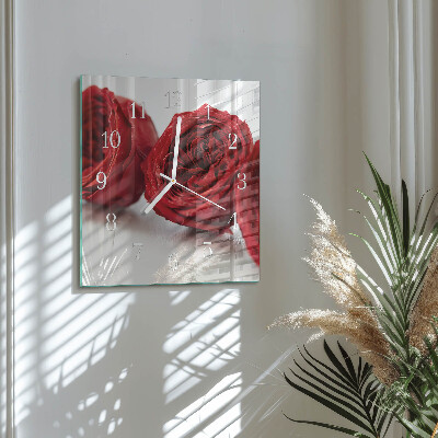 Glas ur Blomster