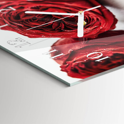 Glas ur Blomster