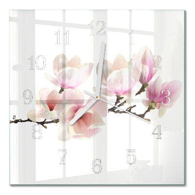 Firkantet vægur Magnolia