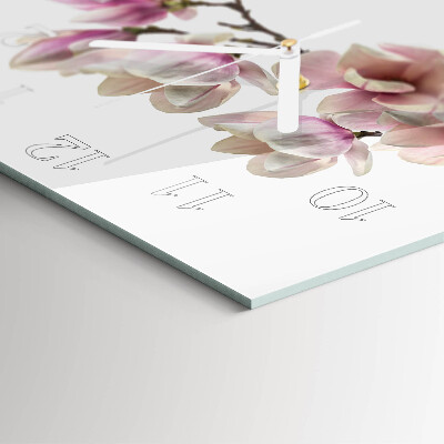 Firkantet vægur Magnolia