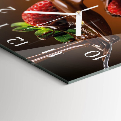 Glas ur Chokoladeovertrukne jordbær