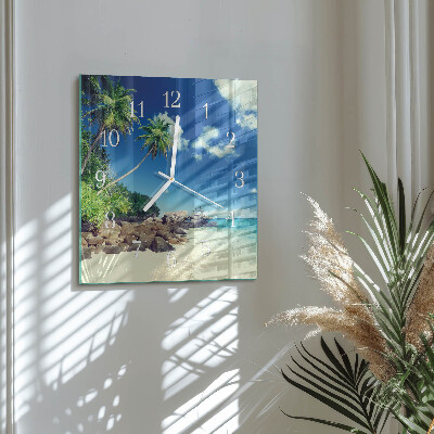 Firkantet vægur Palm Beach