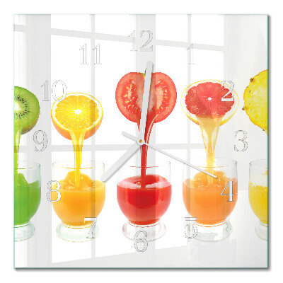 Firkantet vægur Juice