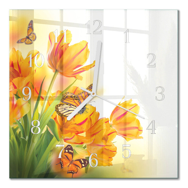 Glas ur Tulipaner