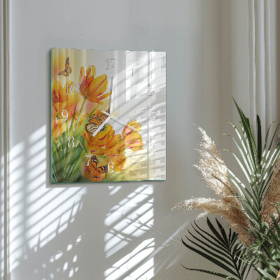Glas ur Tulipaner