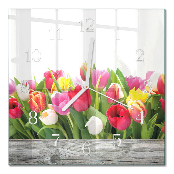 Glas ur Tulipaner
