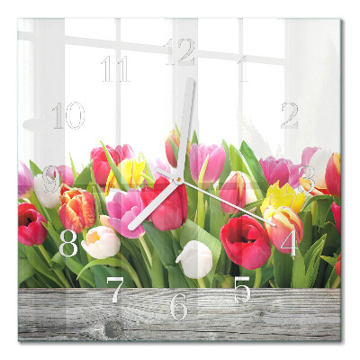 Glas ur Tulipaner