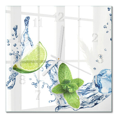 Glas ur Mynte med lime