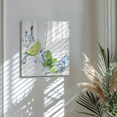Glas ur Mynte med lime