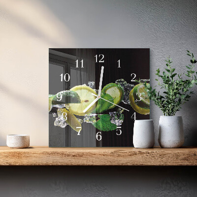 Glas ur Citron og lime