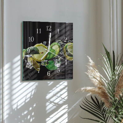 Glas ur Citron og lime