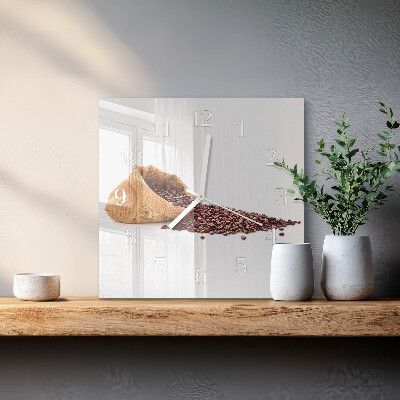 Glas ur Kaffebønner