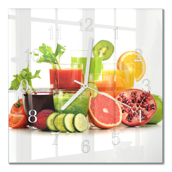 Firkantet vægur Juice