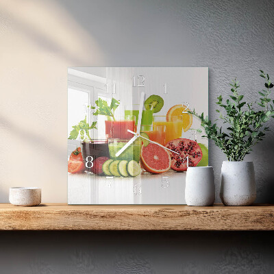 Firkantet vægur Juice