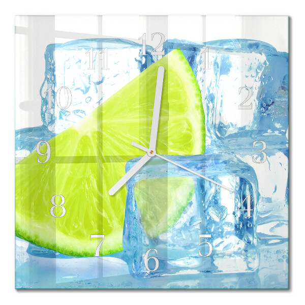 Glas ur Lime-is