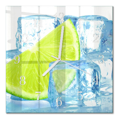 Glas ur Lime-is