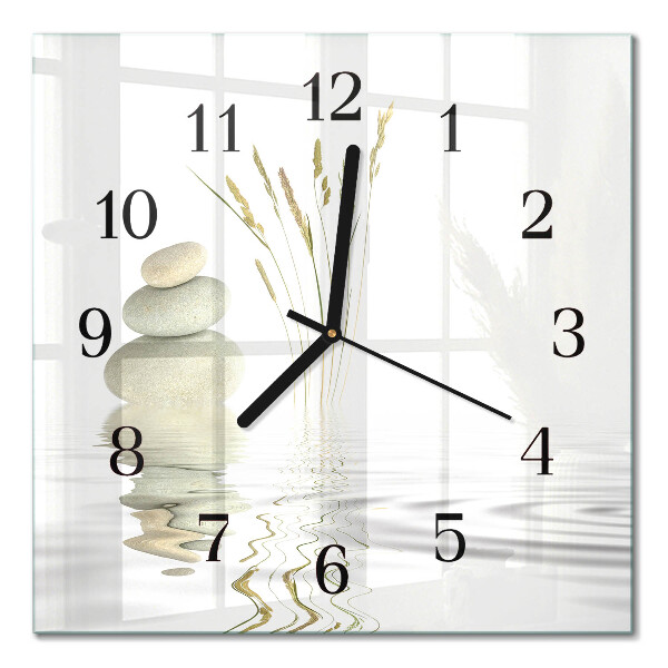 Glas vægur Sten