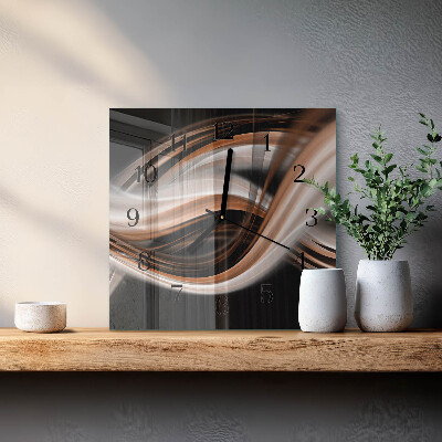 Glas vægur Abstrakt kunst