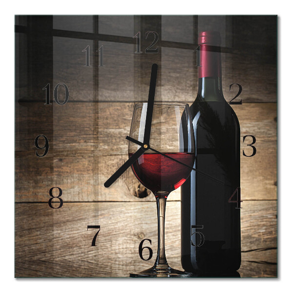 Glas vægur Vin