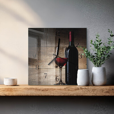 Glas vægur Vin