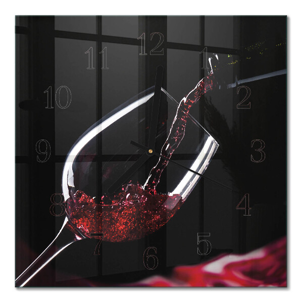 Glas vægur Vin