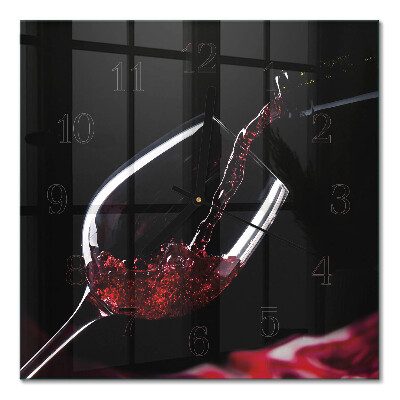 Glas vægur Vin