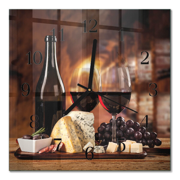 Glas vægur Vin
