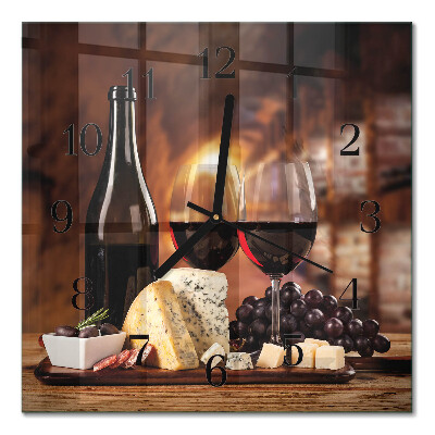 Glas vægur Vin