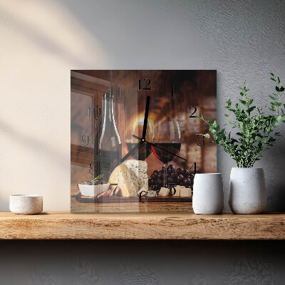 Glas vægur Vin