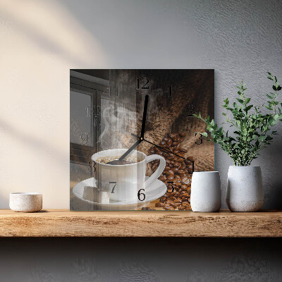 Glas vægur Kaffe
