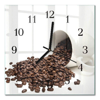 Glas vægur En kop kaffe