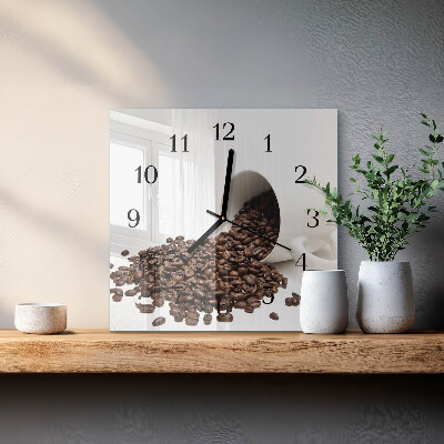 Glas vægur En kop kaffe