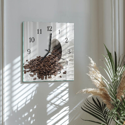 Glas vægur En kop kaffe