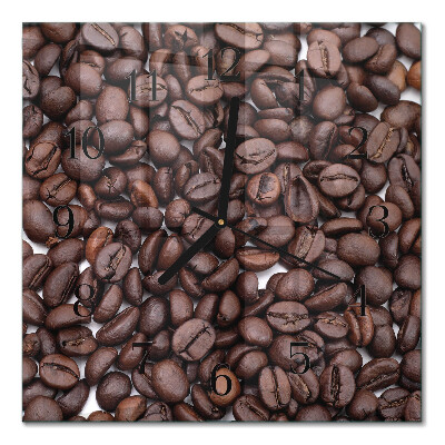 Glas vægur Kaffebønner