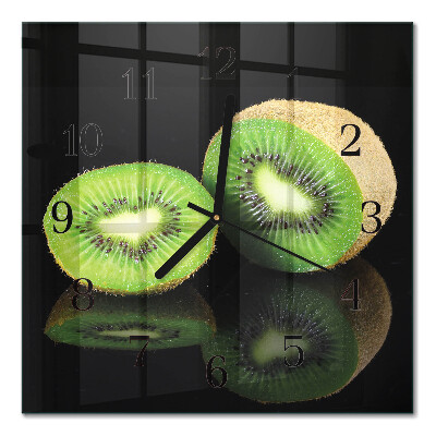 Glas vægur Kiwi