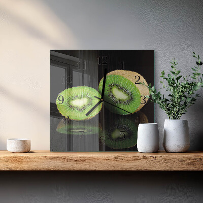 Glas vægur Kiwi