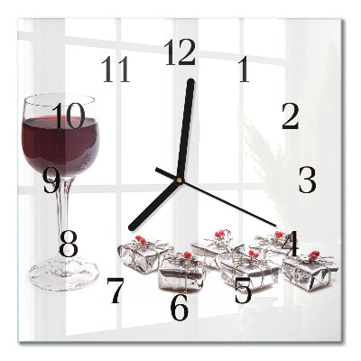 Glas vægur Et glas vin