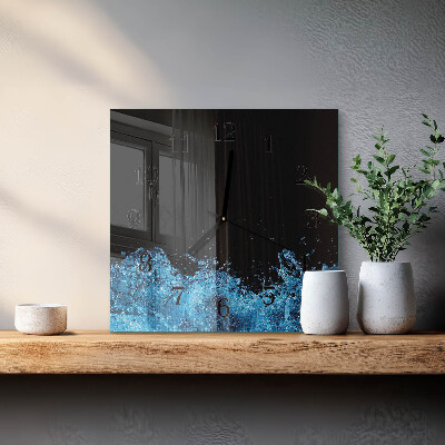 Glas vægur Vand