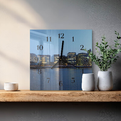 Glas vægur Horisont