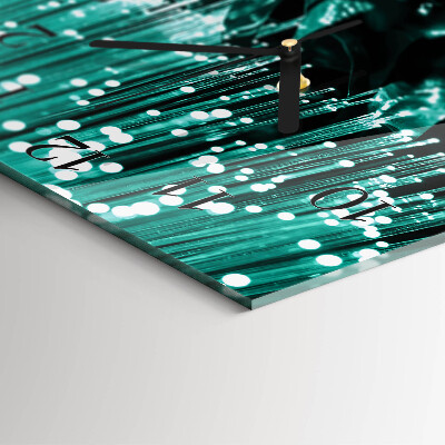 Glas vægur Fiberoptisk