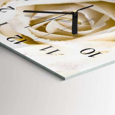 Glas vægur Rose