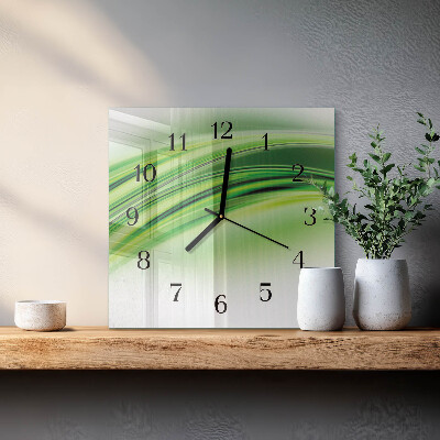 Glas vægur Abstrakt kunst