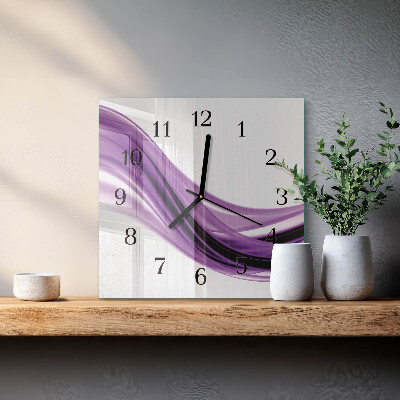 Glas vægur Abstrakt kunst