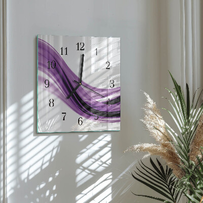 Glas vægur Abstrakt kunst