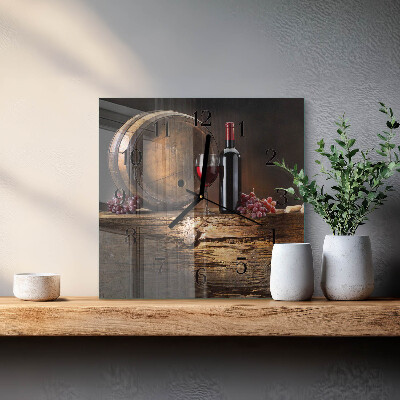 Glas vægur Druer til vin